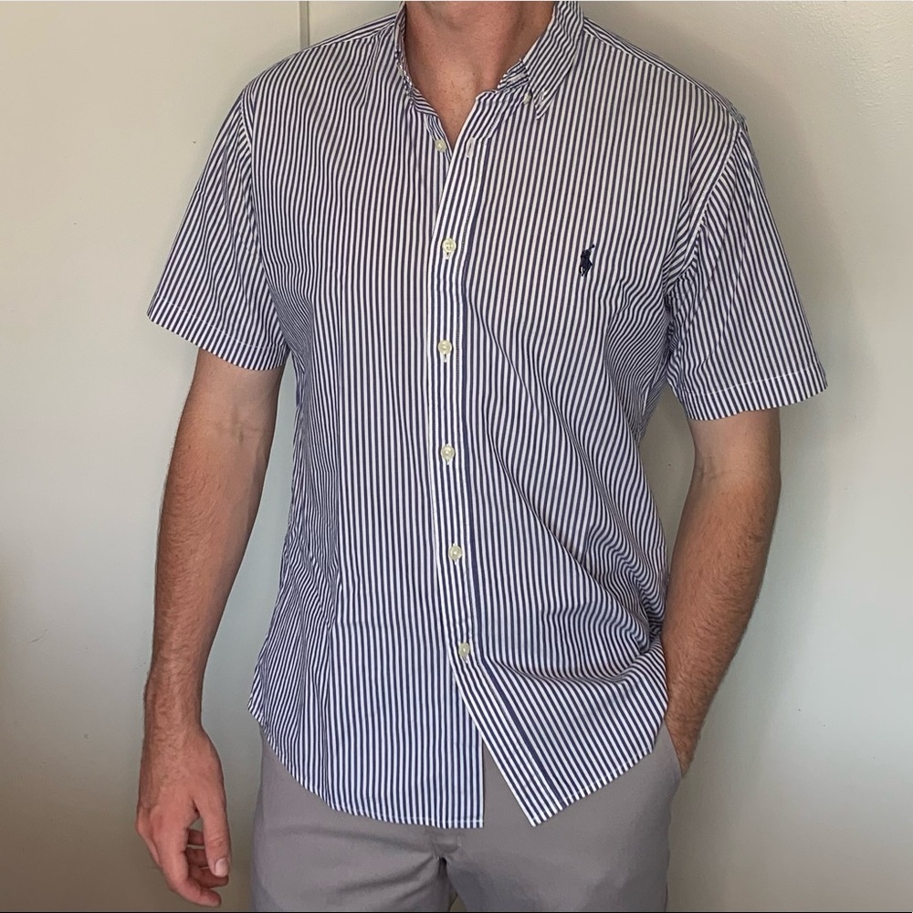 Ralph Lauren Striped Yarmouth Oxford Shirt
